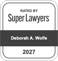 DWolfeSuperLawyers Deborah Wolfe Super Lawyers 2027 logo